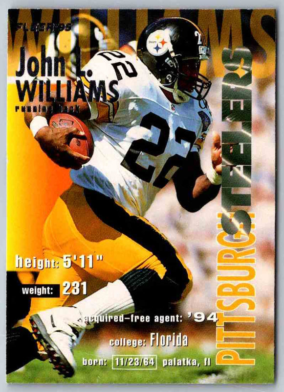 1995 Fleer John L. Williams #324