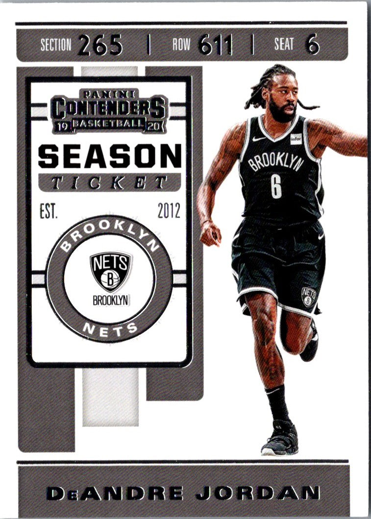 2019 Panini Contenders DeAndre Jordan