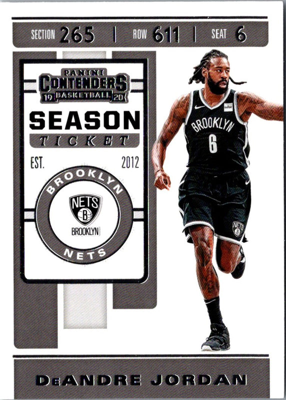 2019 Panini Contenders DeAndre Jordan #24