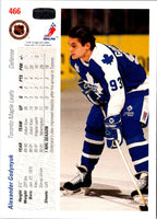 1991 Upper Deck Alexander Godynyuk #466 Rookie