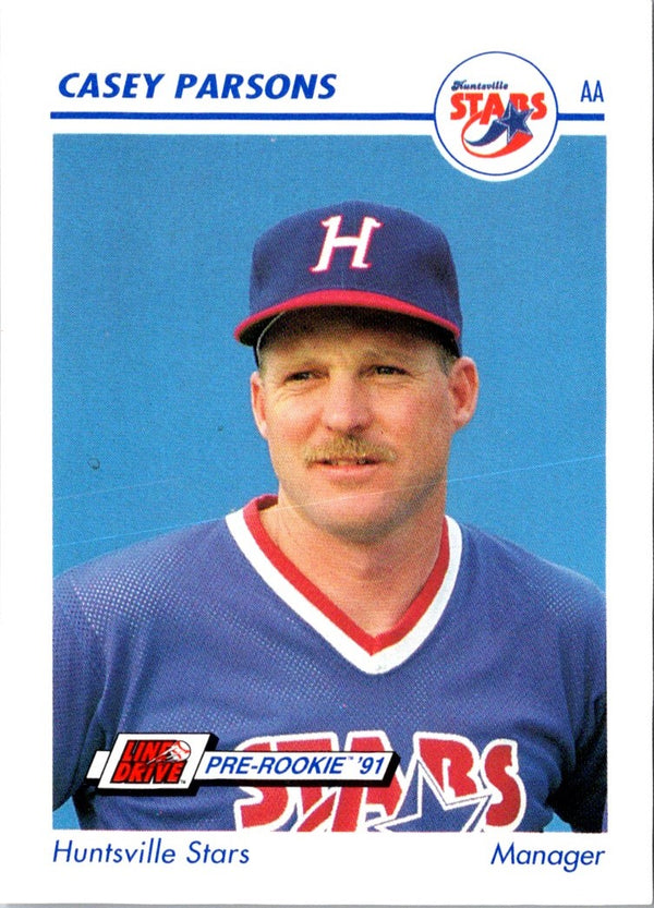 1991 Line Drive AA Casey Parsons #299