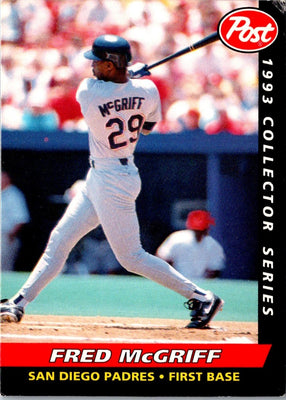 1993 Post Cereal Fred McGriff #5