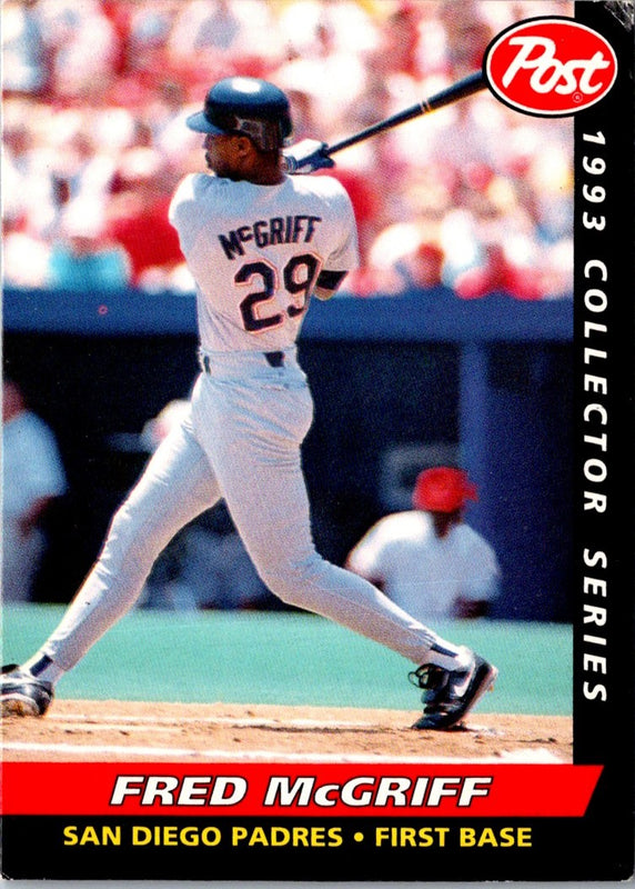 1993 Post Cereal Fred McGriff #5