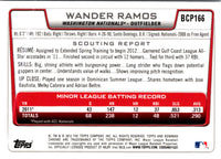 2012 Bowman Chrome Prospects Wander Ramos #BCP166