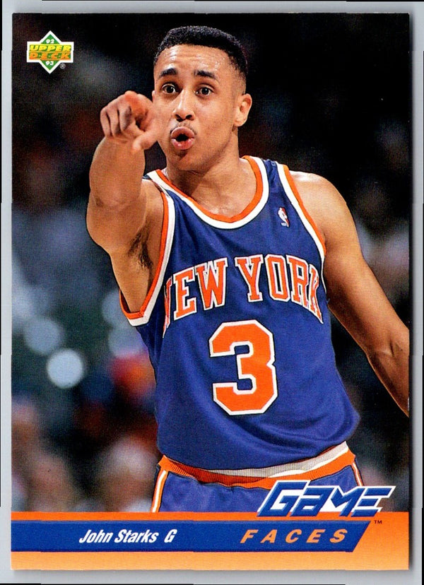 1992 Upper Deck John Starks #492