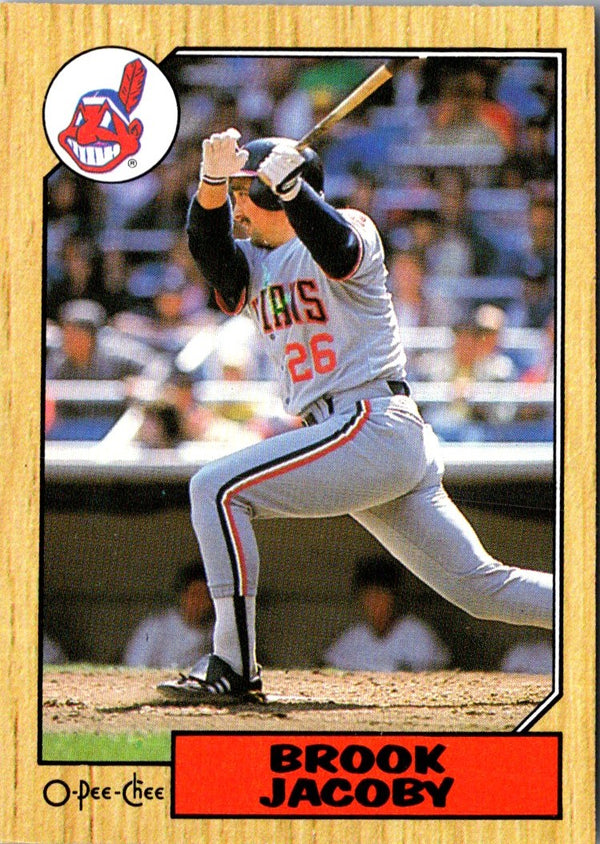 1987 O-Pee-Chee Brook Jacoby #98