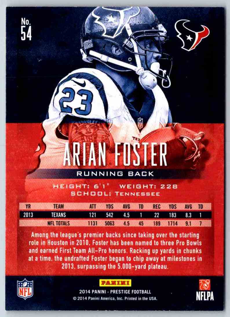 2014 Prestige Arian Foster