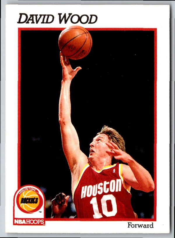 1991 Hoops David Wood #82 Rookie