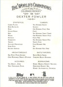 2011 Topps Allen & Ginter Dexter Fowler