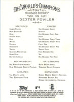 2011 Topps Allen & Ginter Dexter Fowler #189
