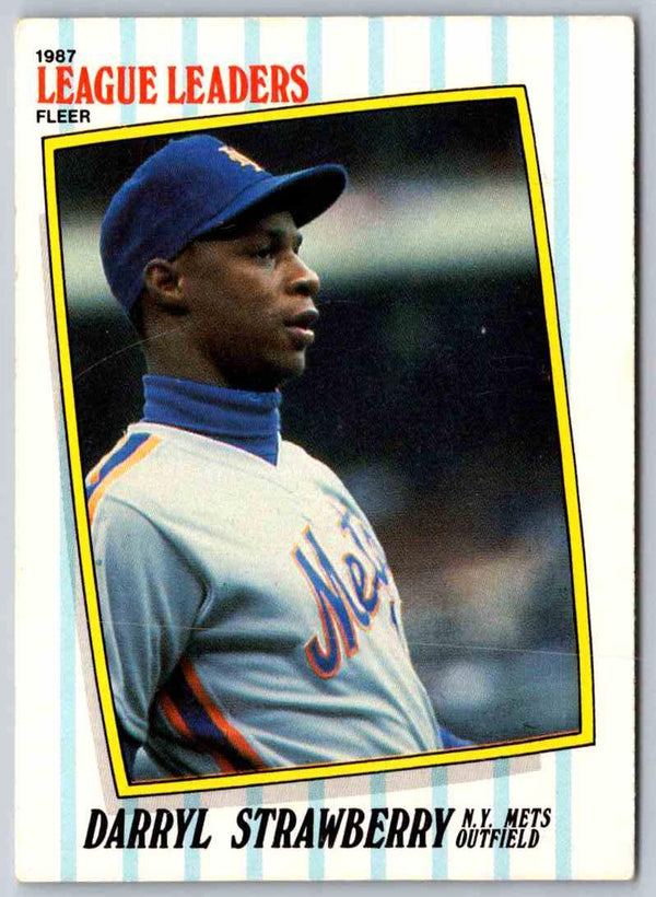 1988 Fleer Darryl Strawberry #41 OF 44