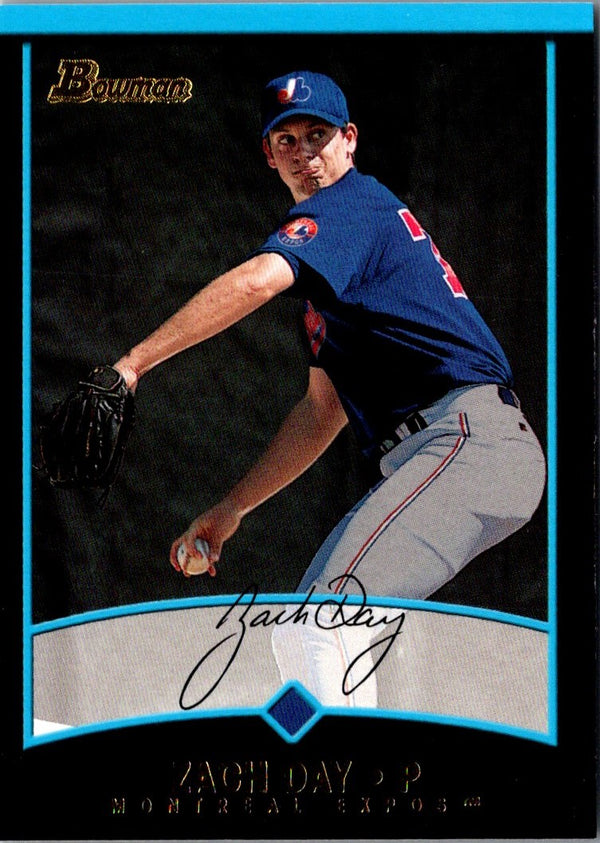 2001 Bowman Draft Picks & Prospects Zach Day #BDP9 Rookie