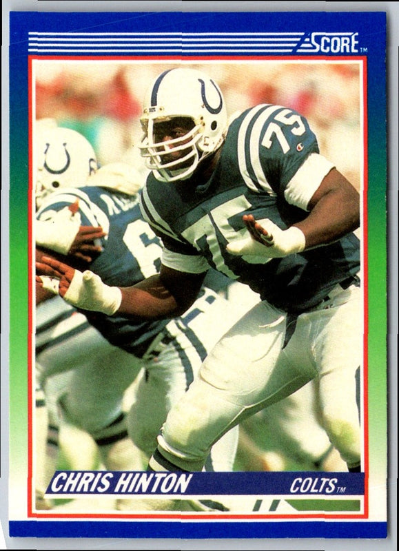 1990 Score Chris Hinton #75