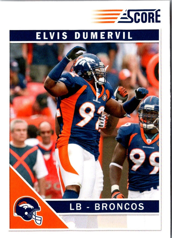 2011 Score Elvis Dumervil #88