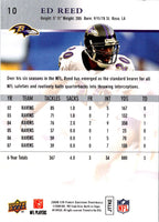 2008 Upper Deck First Edition Ed Reed #10