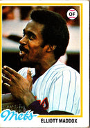 1978 Topps Elliott Maddox