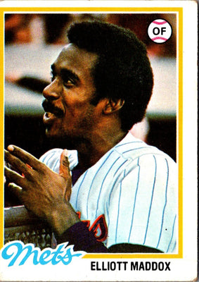 1978 Topps Elliott Maddox #442