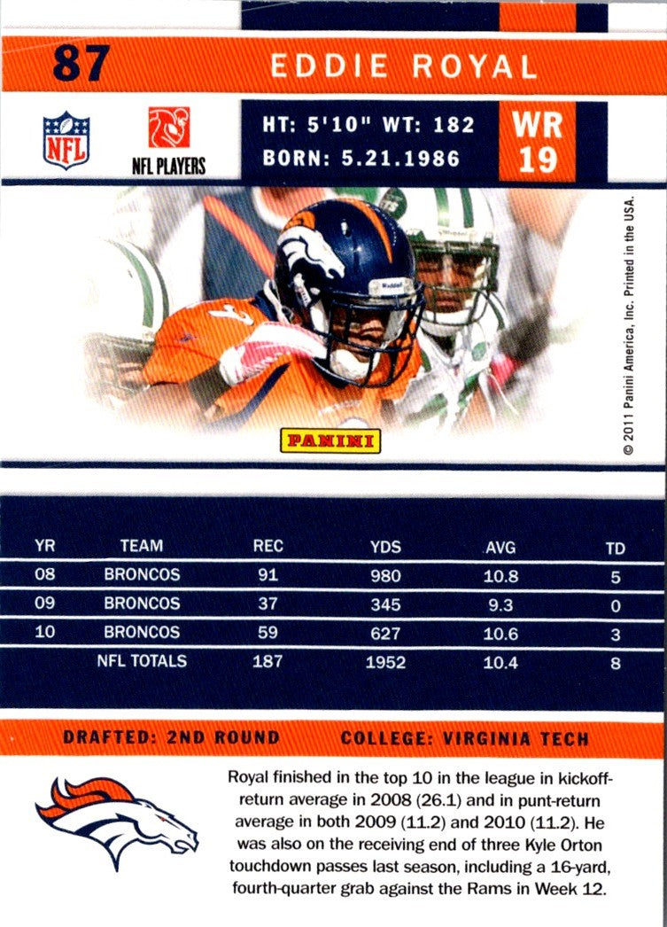 2011 Score Eddie Royal