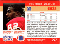 1990 Pro Set FACT Cincinnati John Taylor #297