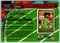 1991 Topps Stadium Club Football Darryl Pollard #152