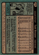 1980 Topps Tom Veryzer
