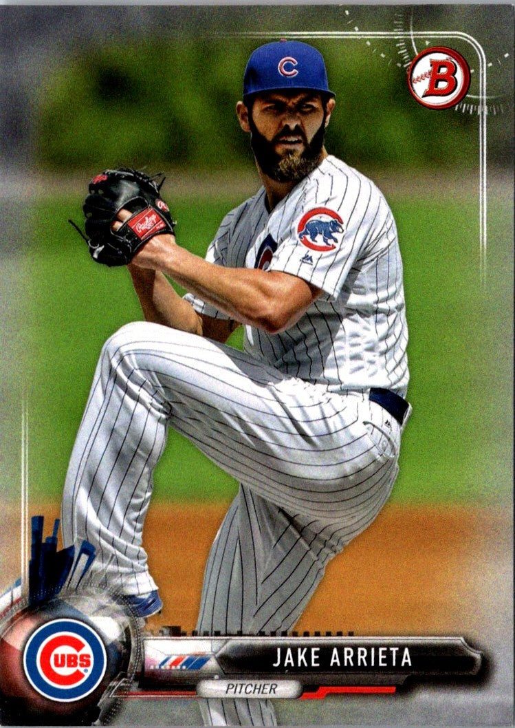 2017 Bowman Silver Jake Arrieta