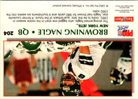 1993 McDonald's GameDay New York Jets Full Panels Johnny Mitchell/Rob Moore/Browning Nagle/Blair Thomas/Brian Washington/Marvin Washington #2