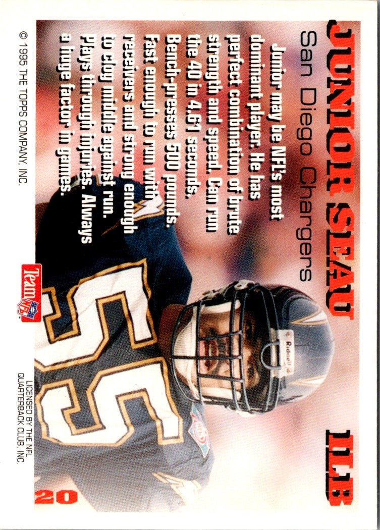 1995 Topps Hit List Junior Seau