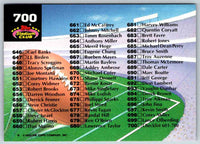 1992 Topps Stadium Club Football Checklist #700