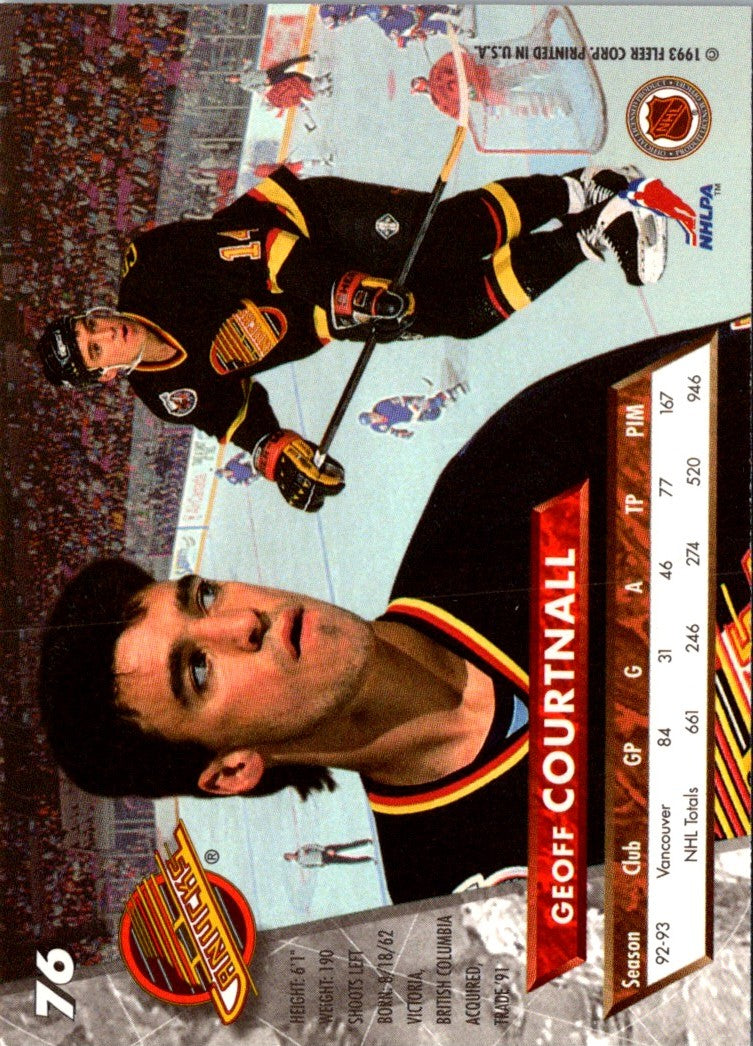 1993 Ultra Geoff Courtnall