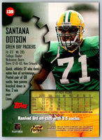 1997 Topps Stadium Club Football Santana Dotson #139