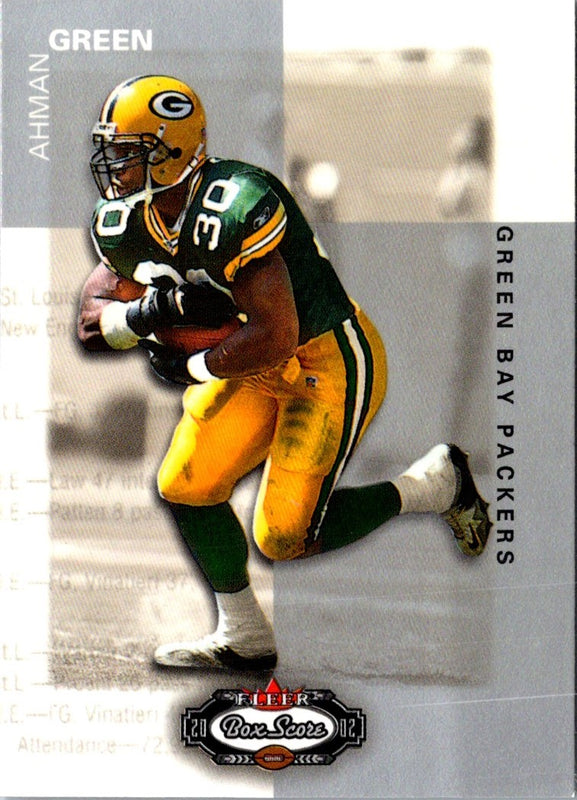 2002 Fleer Box Score Ahman Green #44