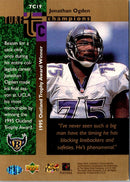 1997 Collector's Choice Turf Champions Jonathan Ogden