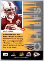 1997 Pinnacle Inscriptions Elvis Grbac #49