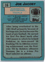 1988 Topps Joe Jacoby #16