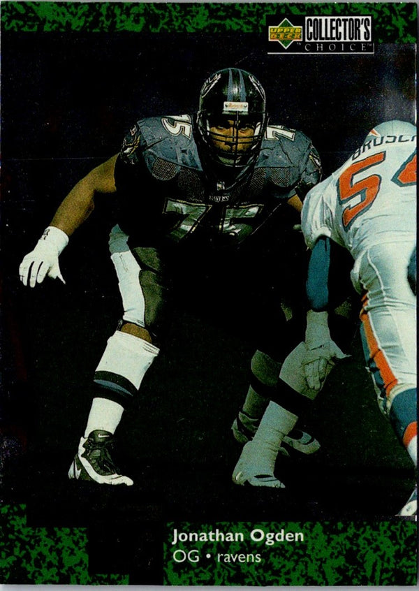 1997 Collector's Choice Turf Champions Jonathan Ogden #TC19