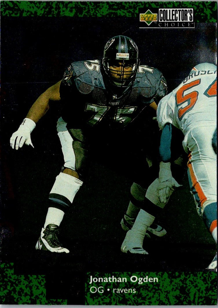 1997 Collector's Choice Turf Champions Jonathan Ogden