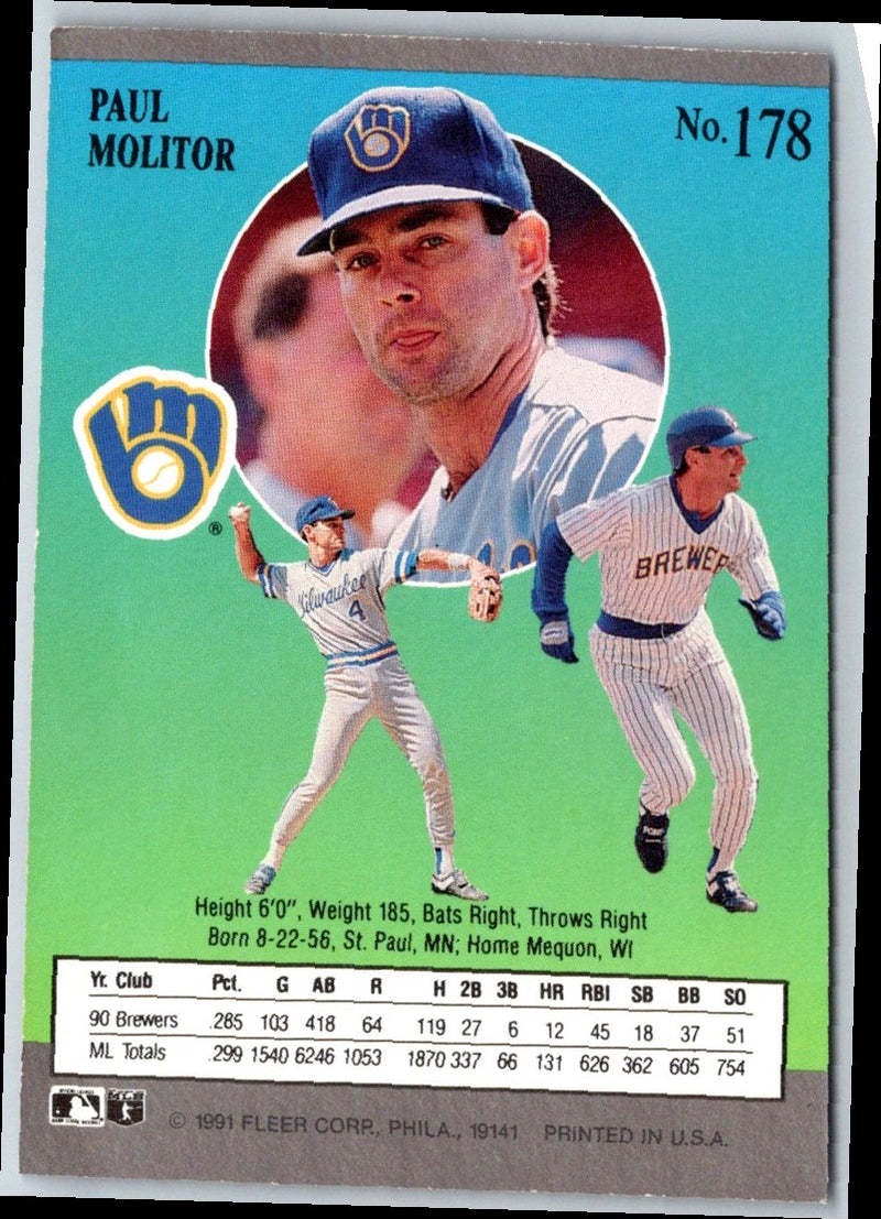 1991 Ultra Paul Molitor