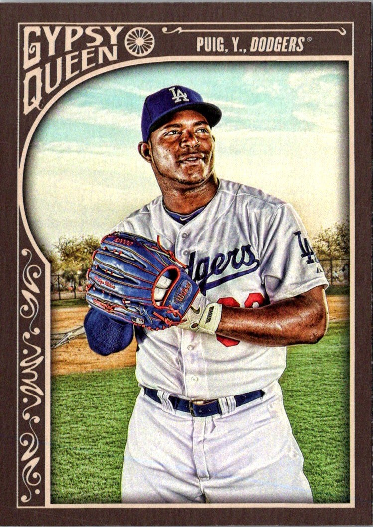 2015 Topps Gypsy Queen Yasiel Puig