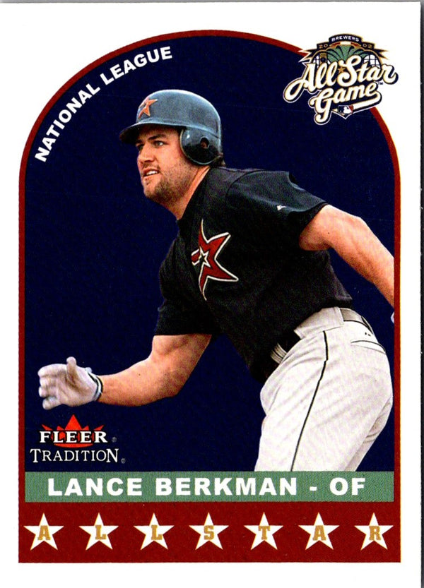 2002 Fleer Tradition Update Lance Berkman #U343