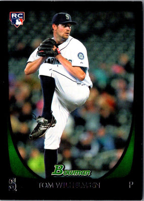 2011 Bowman Draft Picks & Prospects Tom Wilhelmsen #97 Rookie