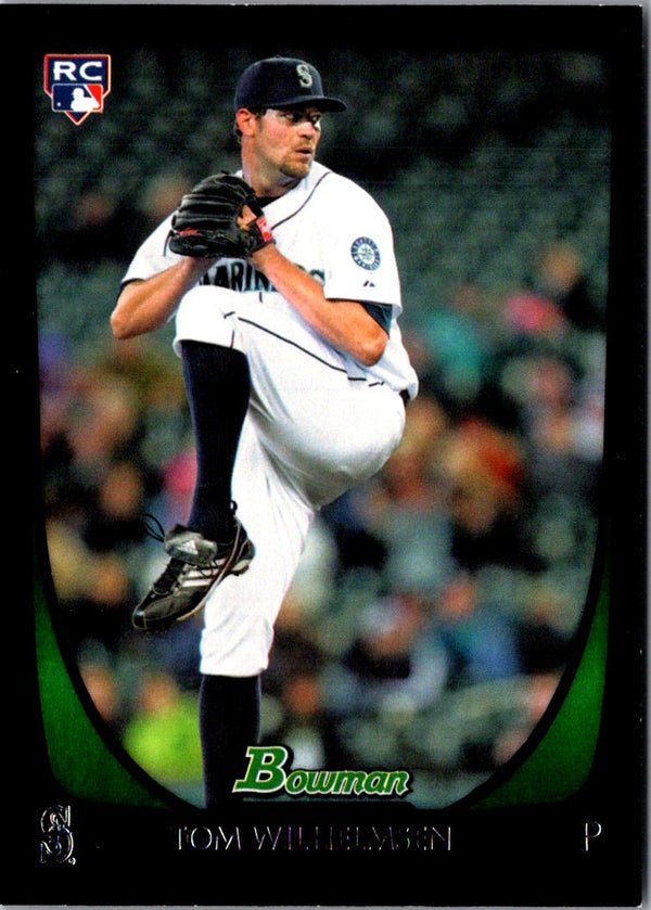 2011 Bowman Draft Picks & Prospects Tom Wilhelmsen #97 Rookie