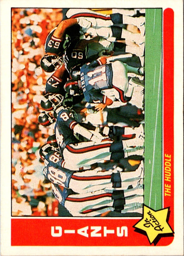 1985 Fleer Team Action The Huddle (1985 Schedule) #57