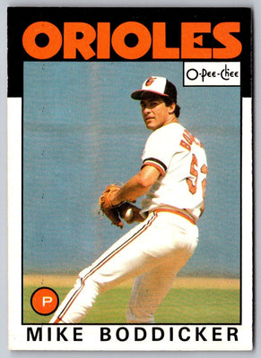 1986 O-Pee-Chee Mike Boddicker #367