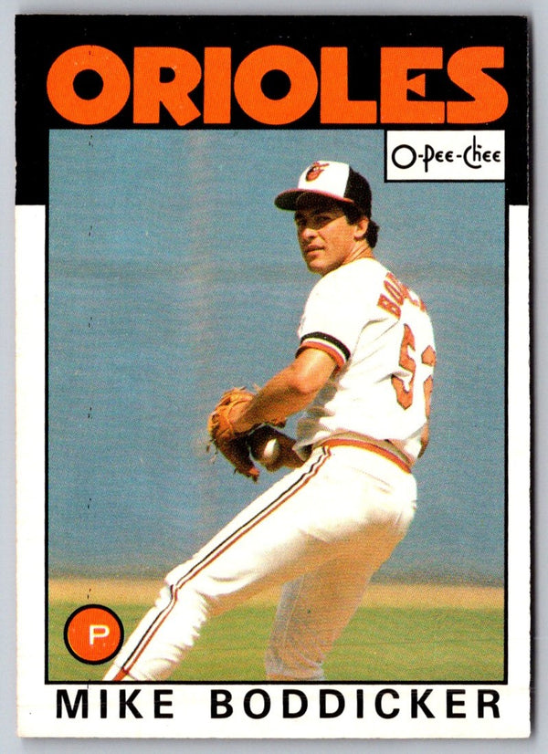 1986 O-Pee-Chee Mike Boddicker #367