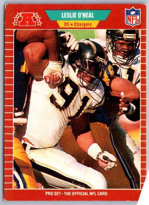 1989 NFL Proset Leslie O'Neal #365