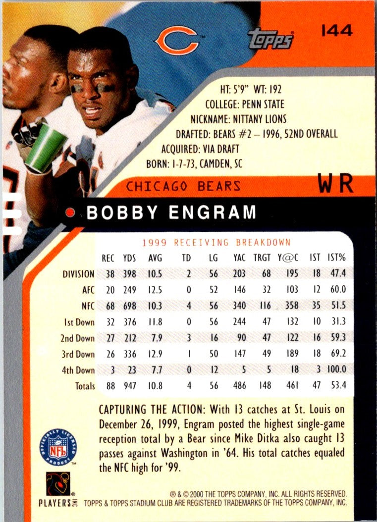 2000 Stadium Club Bobby Engram