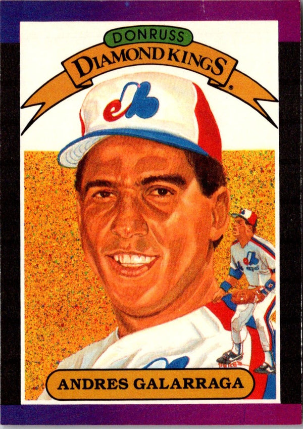 1989 Donruss Diamond Kings Andres Galarraga #14