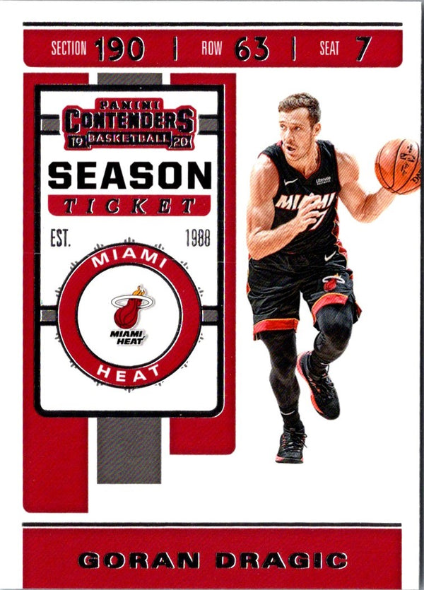 2019 Panini Contenders Goran Dragic #34