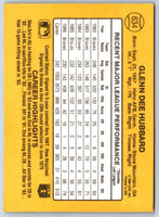1986 Donruss Glenn Hubbard #141